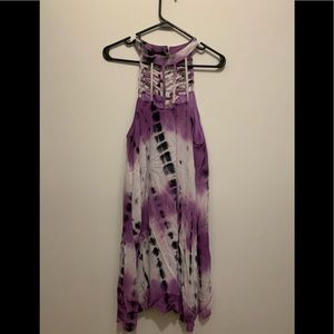 Lavender Tie Dye Dress